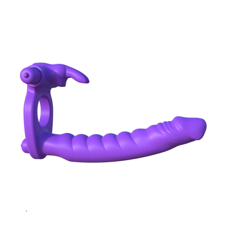 Dildo Analne Fantasy C-Ringz Silicone Double Penetrator Rabbit Pipedream