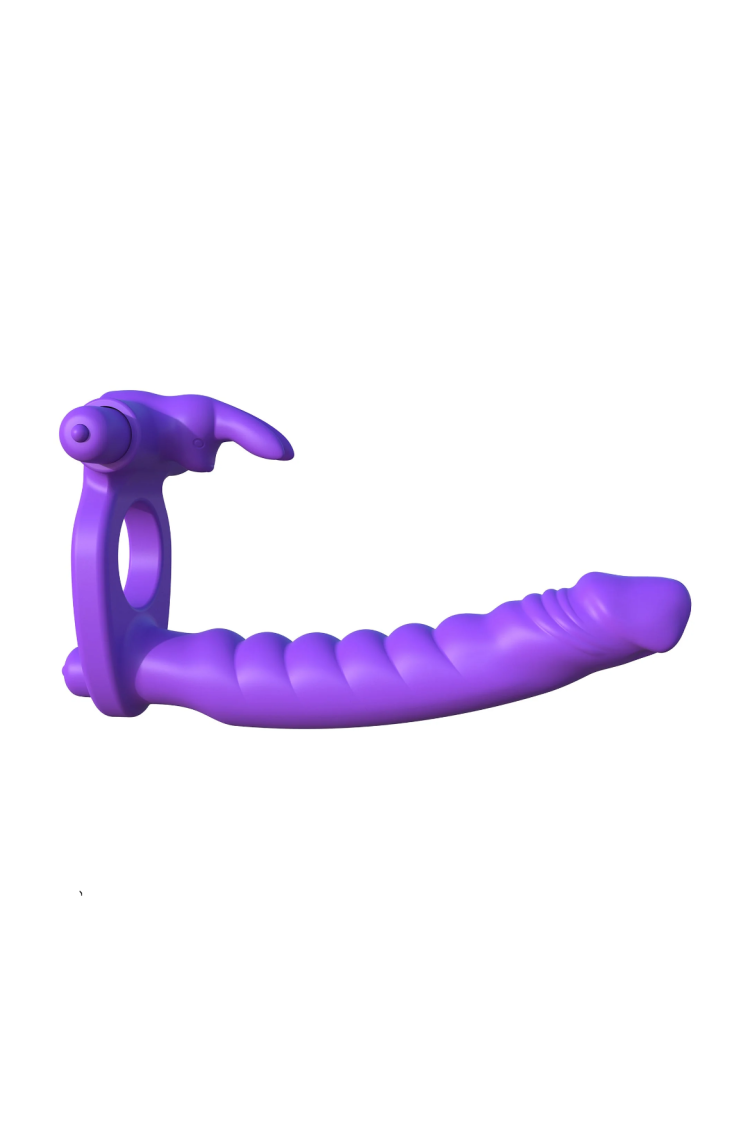 Dildo Analne Fantasy C-Ringz Silicone Double Penetrator Rabbit Pipedream