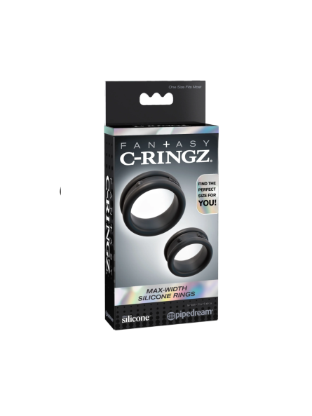 Zestaw Pierścieni Fantasy C-Ringz Max-Width Silicone Rings Pipedream