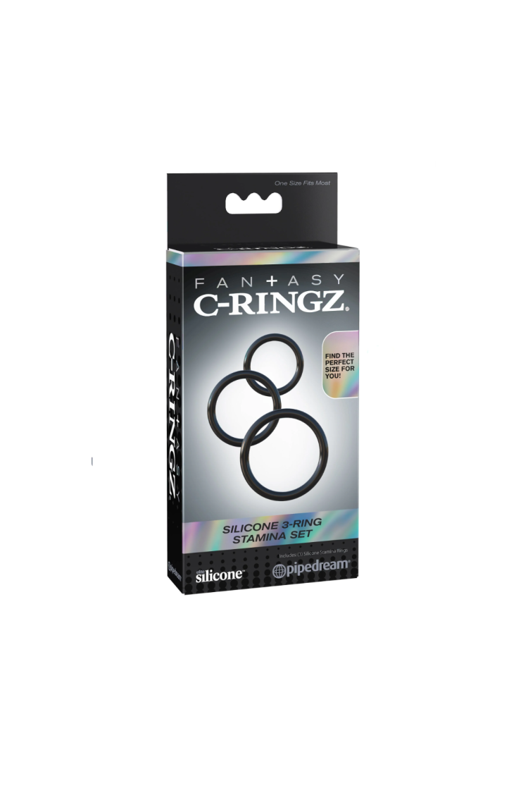 Zestaw Pierścieni Fantasy C-Ringz Silicone 3-Ring Stamina Set Pipedream