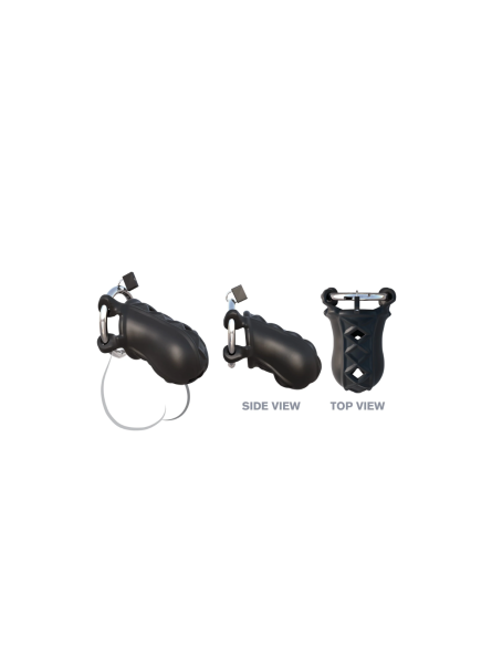 Klatka Na Penisa Fantasy C-Ringz Extreme Silicone Cock Blocker Pipedream