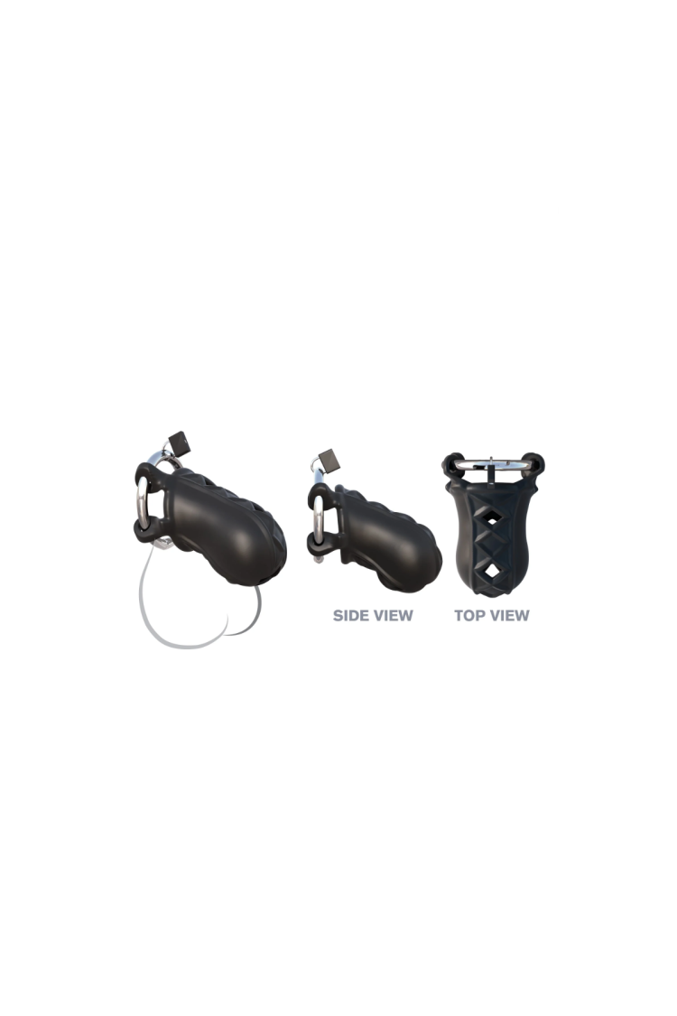 Klatka Na Penisa Fantasy C-Ringz Extreme Silicone Cock Blocker Pipedream
