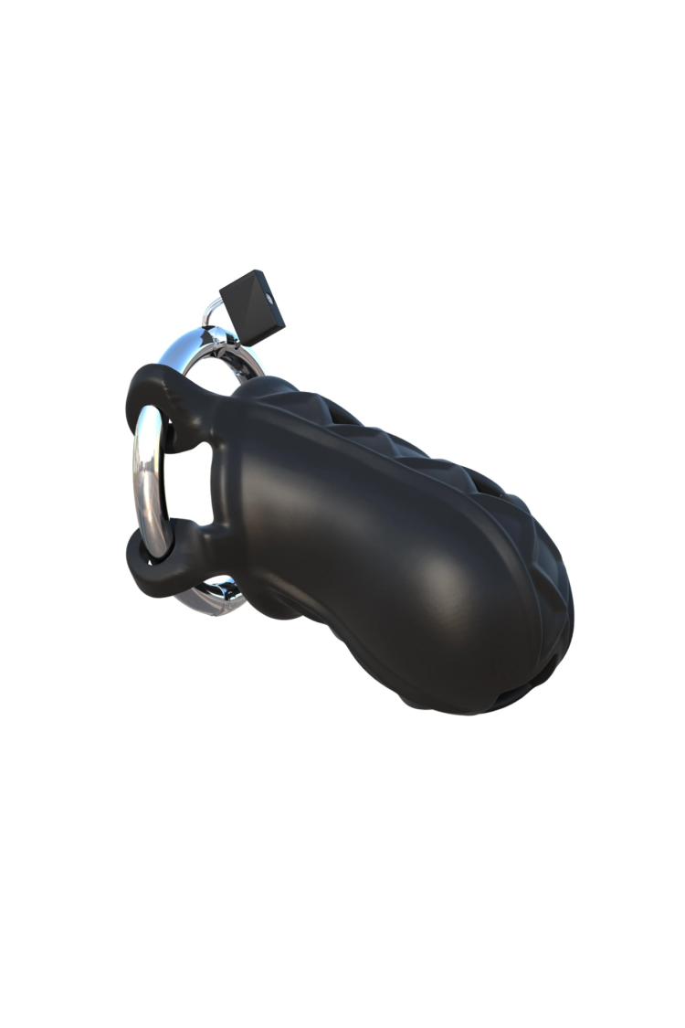Klatka Na Penisa Fantasy C-Ringz Extreme Silicone Cock Blocker Pipedream