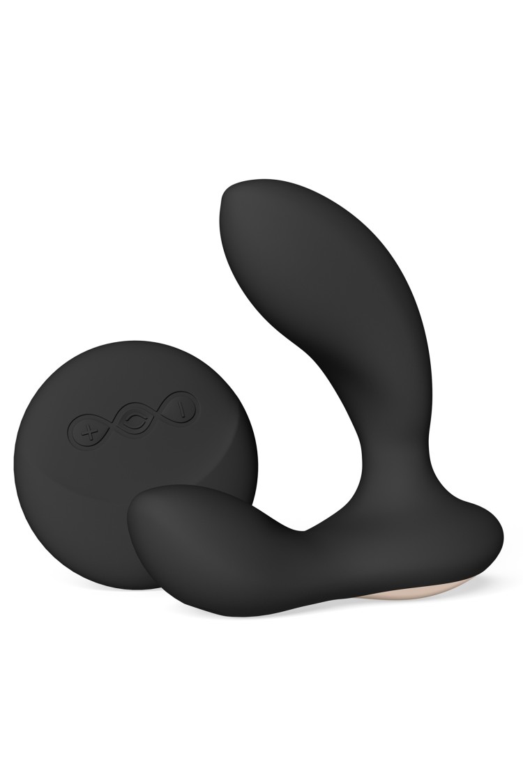 Masażer Prostaty Hugo 2 Remote Black Lelo