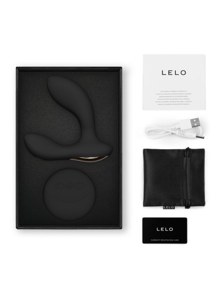 Masażer Prostaty Hugo 2 Remote Black Lelo