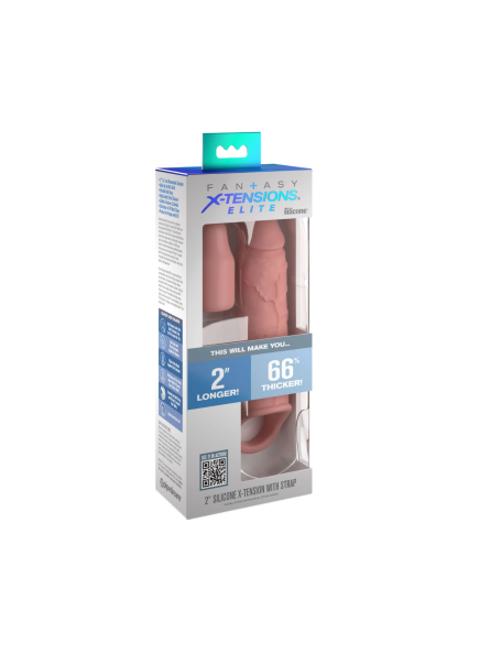 Nakładka Na Penisa Fantasy X-Tensions Elite 2" Silicone Pipedream