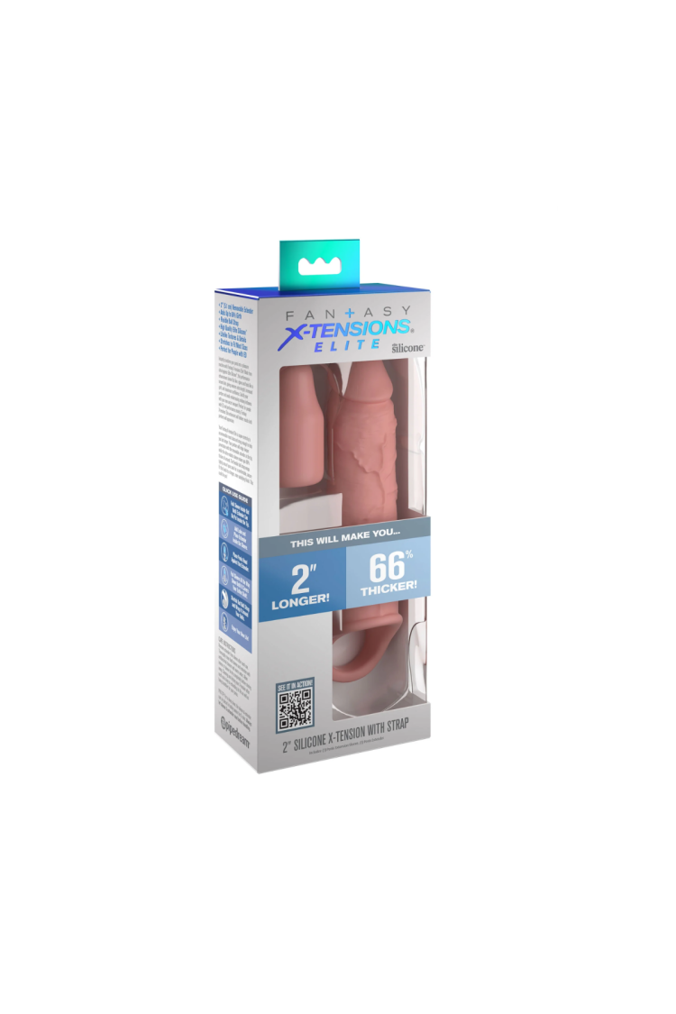 Nakładka Na Penisa Fantasy X-Tensions Elite 2" Silicone Pipedream