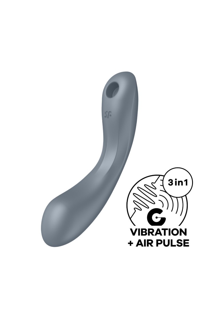 Wibrator Do Punktu G Curvy Trinity 1 Bluegrey Satisfyer