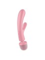 Dwustronny Wibrator Triple Lover Pink Satisfyer