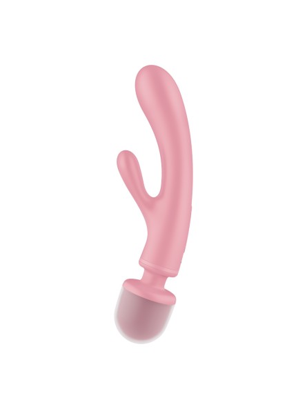 Dwustronny Wibrator Triple Lover Pink Satisfyer