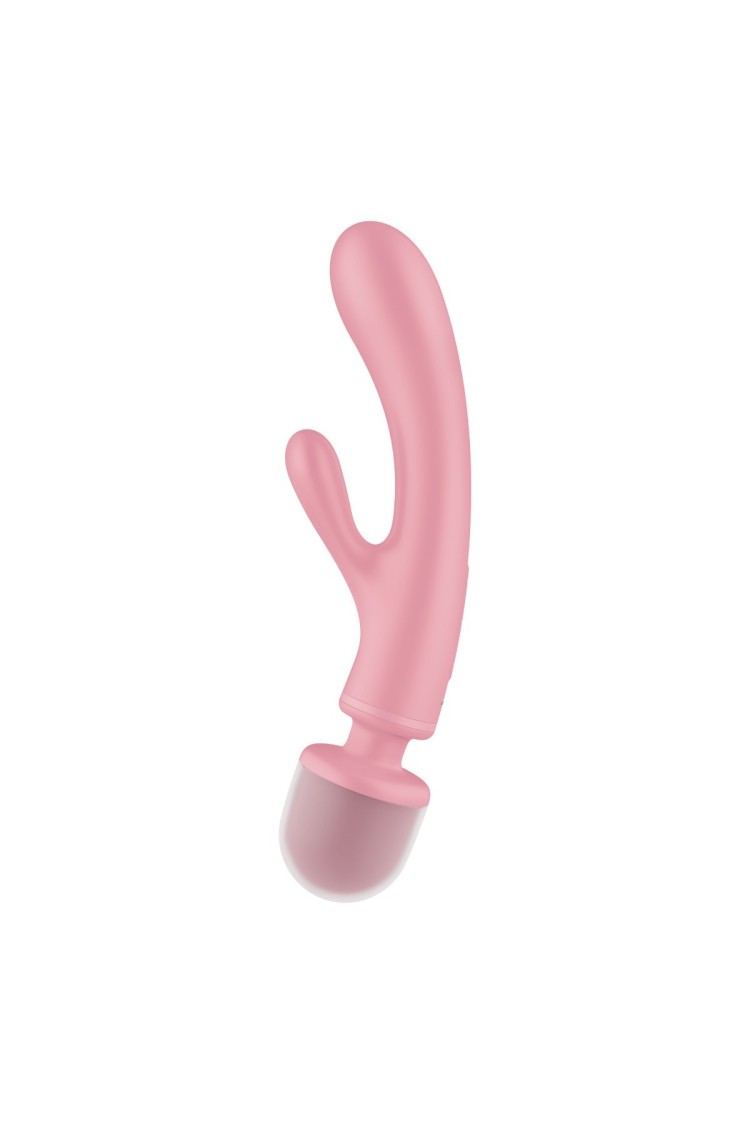 Dwustronny Wibrator Triple Lover Pink Satisfyer