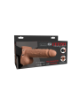 Uprząż Fetish Fantasy Series 7" Hollow Strap-On With Remote Tan Pipedream