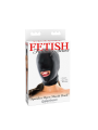 Maska Fetish Fantasy Series Spandex Open Mouth Hood Black Pipedream