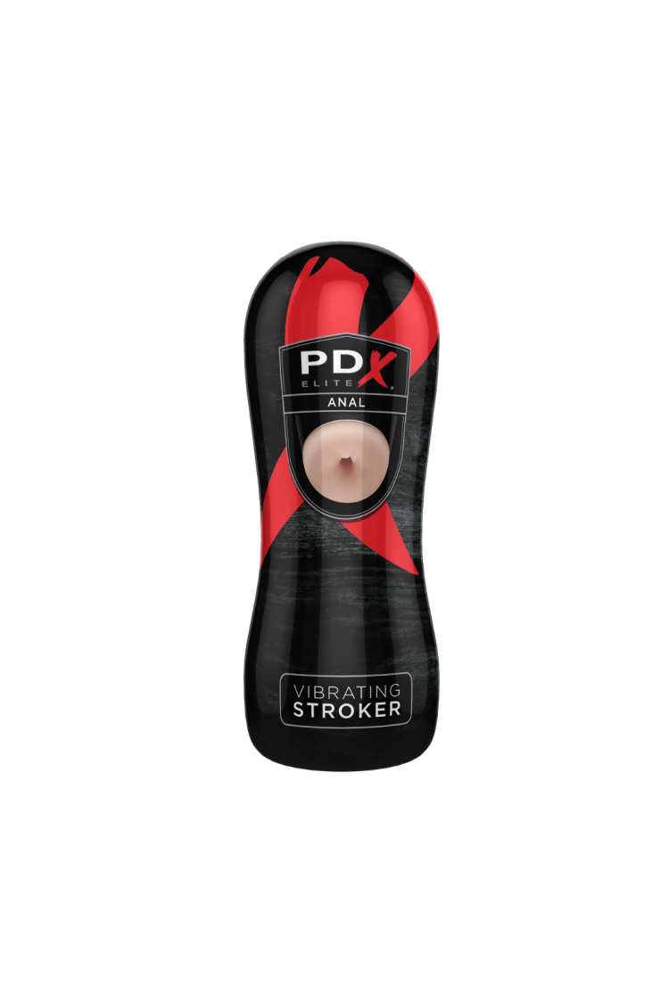 Masturbator Pdx Elite Vibrating Anal Stroker Light Pipedream