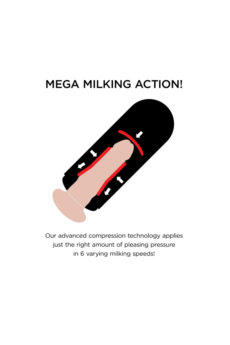 Masturbator Pdx Elite Vibrating Mega Milker Light Pipedream