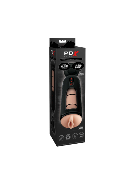 Masturbator Pdx Elite Vibrating Mega Milker Light Pipedream