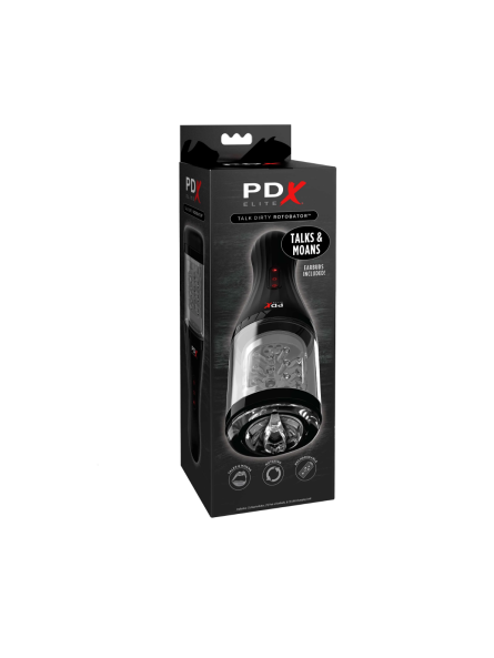 Masturbator Pdx Elite Talk Dirty Rotobator Clear Pipedream