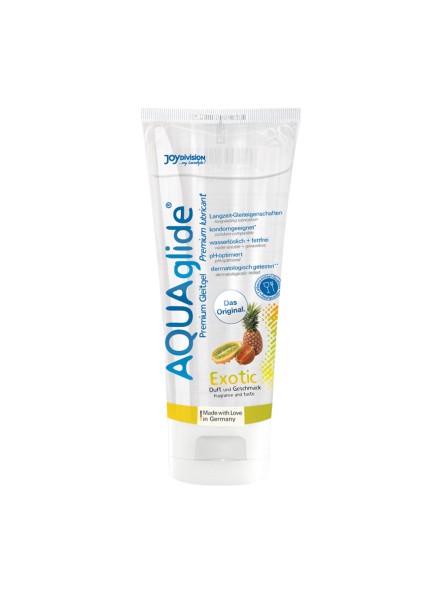 Lubrykant Wodny O Smaku Owoców Egzotycznych Aquaglide Exotic 100 Ml JoyDivision