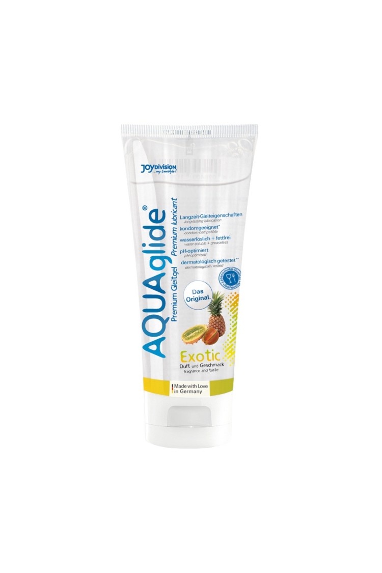 Lubrykant Wodny O Smaku Owoców Egzotycznych Aquaglide Exotic 100 Ml JoyDivision