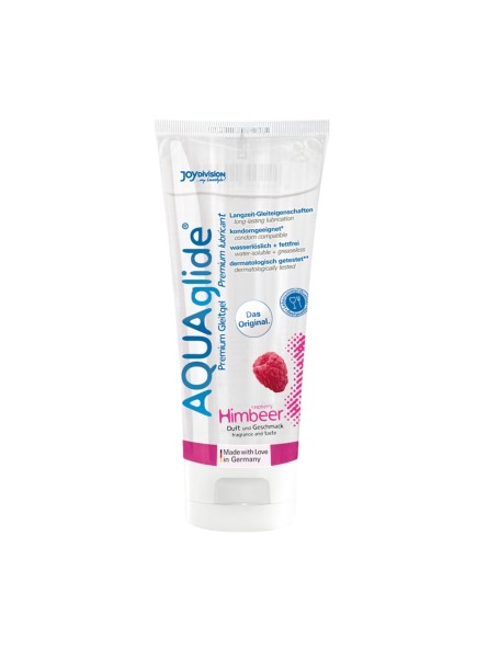Lubrykant Wodny O Smaku Malinowym Aquaglide Raspberry 100 Ml JoyDivision