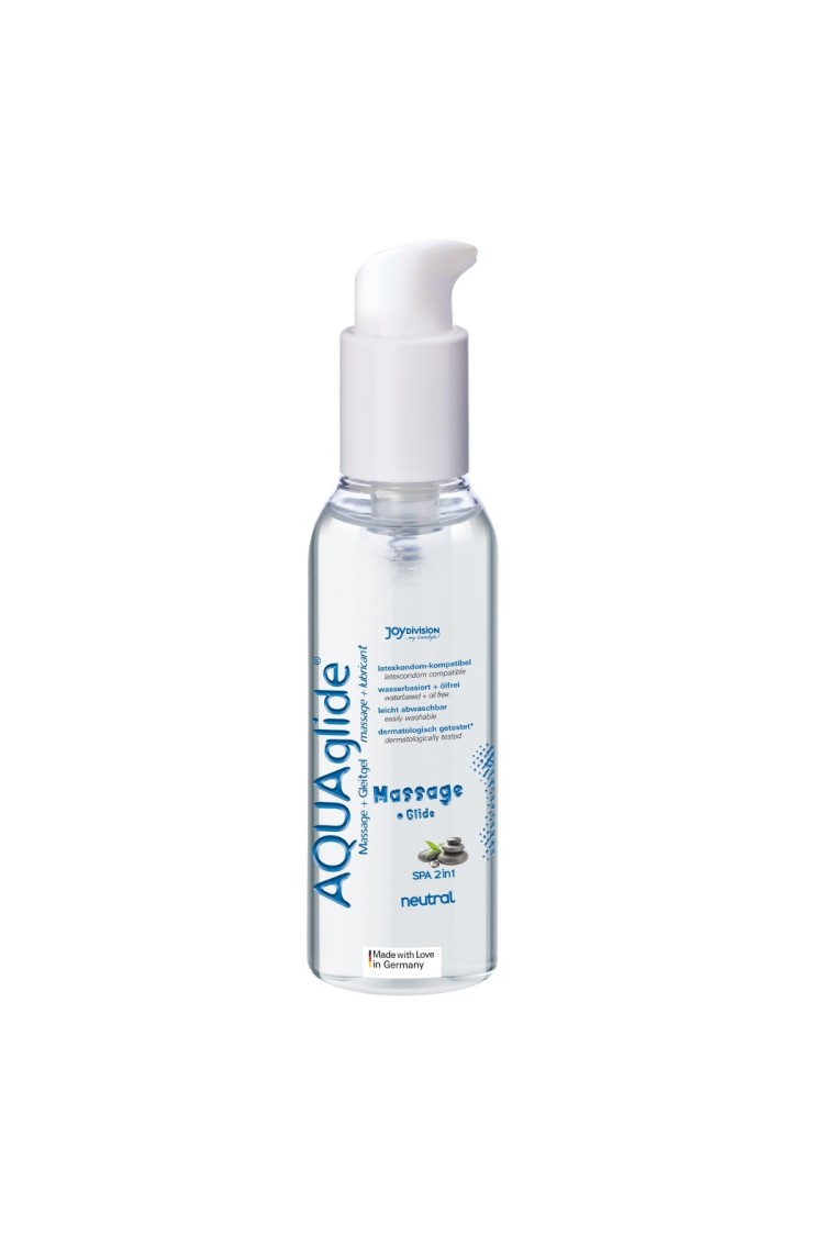 Lubrykant I Żel Do Masażu Aquaglide Massage + Glide Neutral 200 Ml JoyDivision