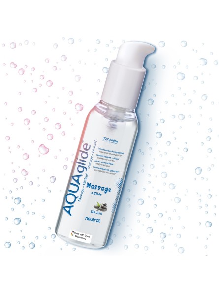 Lubrykant I Żel Do Masażu Aquaglide Massage + Glide Neutral 200 Ml JoyDivision