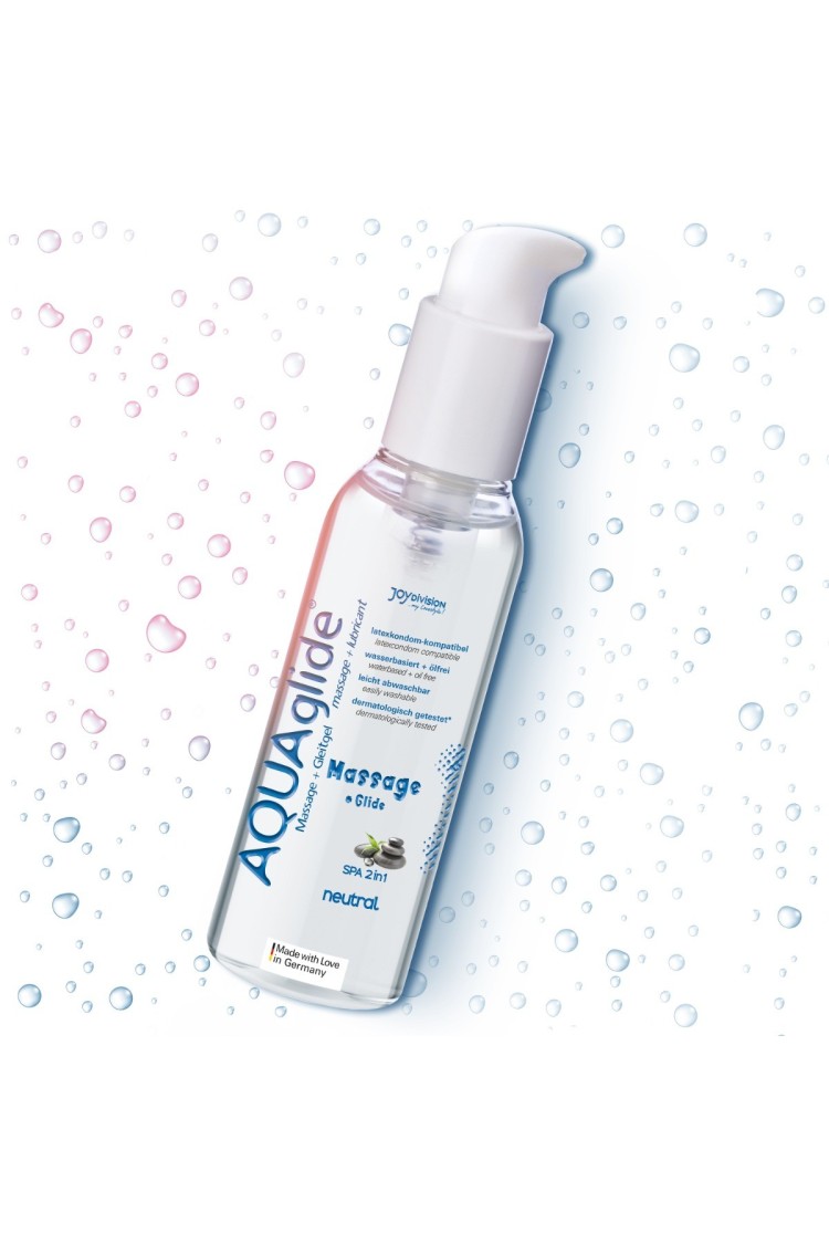 Lubrykant I Żel Do Masażu Aquaglide Massage + Glide Neutral 200 Ml JoyDivision