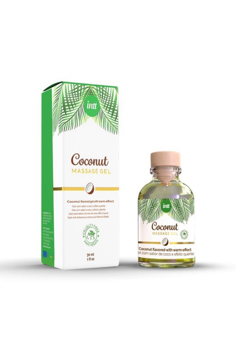 Żel Do Masażu Massage Gel Coconut Vegan 30 Ml intt