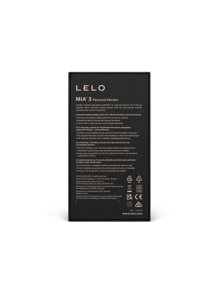 Wibrator Mia 3 Black Lelo