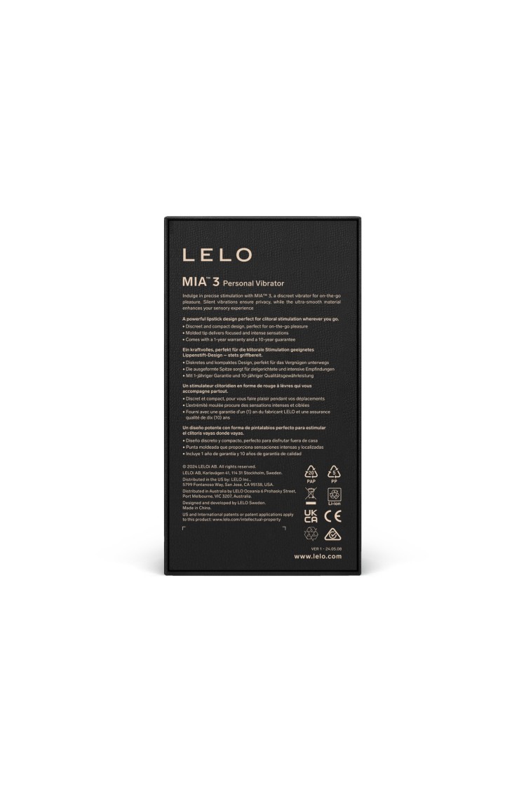 Wibrator Mia 3 Black Lelo