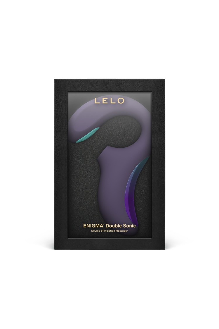 Podwójny Wibrator Soniczny Enigma Double Sonic Cyber Purple Lelo