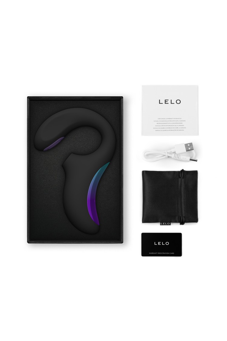 Podwójny Wibrator Soniczny Enigma Double Sonic Stormy Black Lelo
