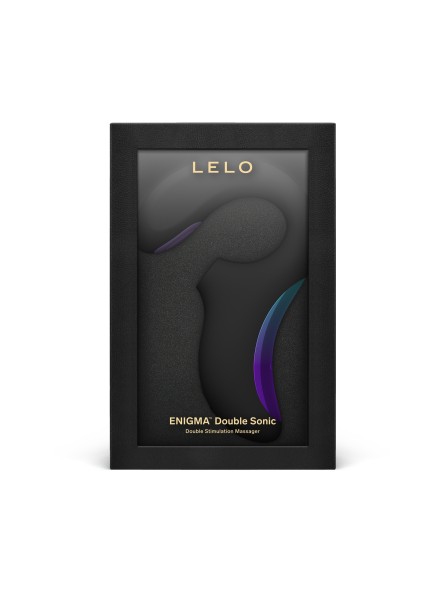 Podwójny Wibrator Soniczny Enigma Double Sonic Stormy Black Lelo
