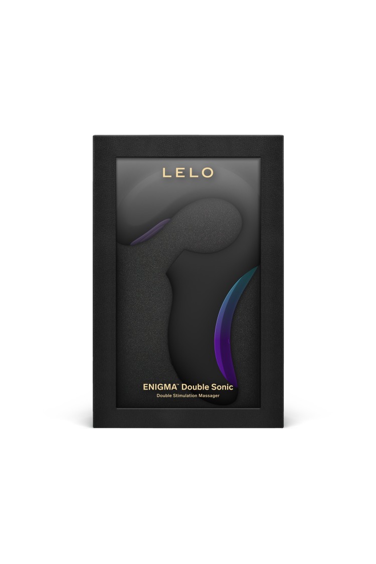 Podwójny Wibrator Soniczny Enigma Double Sonic Stormy Black Lelo