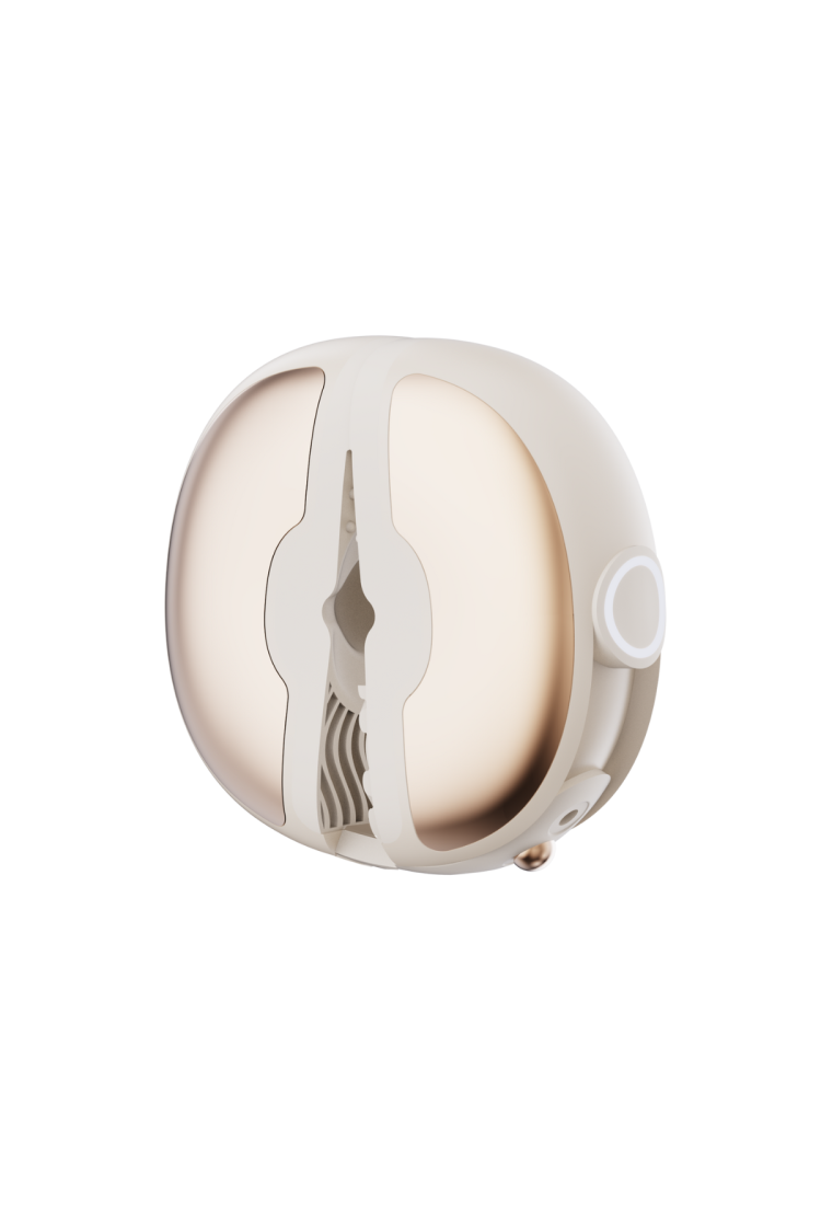 Zaciski Na Sutki Wireless Control Vibrating Nipple Clamps Beige Qingnan