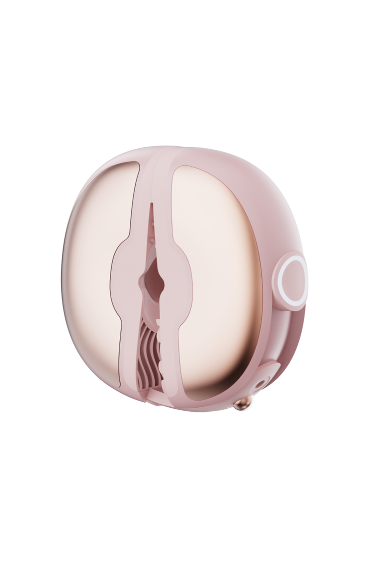 Zaciski Na Sutki Wireless Control Vibrating Nipple Clamps Pink Qingnan