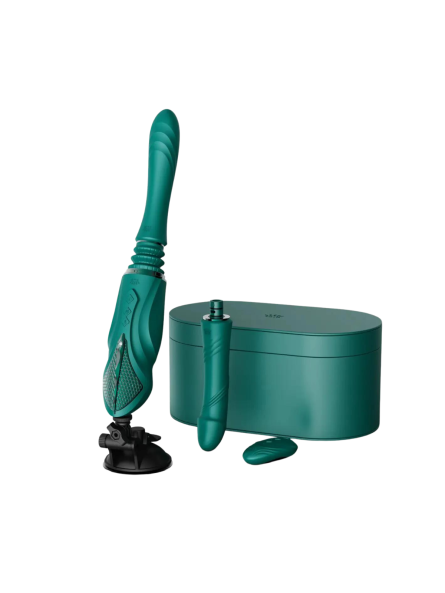 Maszyna Do Seksu Sesh Compact Sex Machine Turquoise Green Zalo