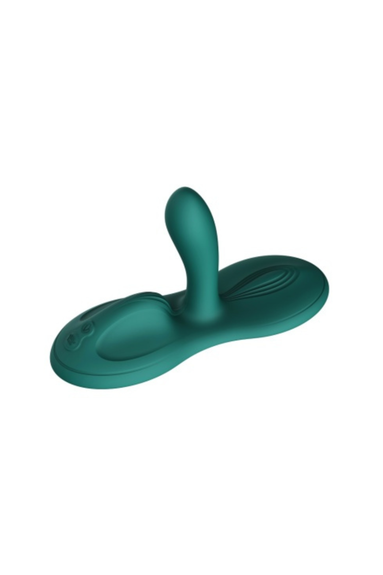 Wibrator Wielofunkcyjny Flora Turquoise Green Zalo