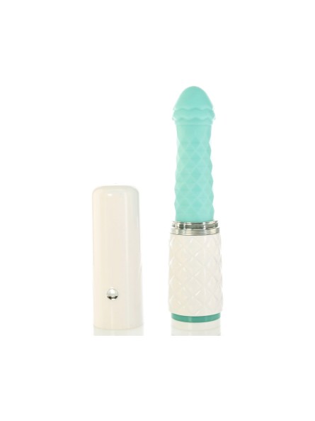 Feisty Thrusting Vibrator Turquoise PILLOW TALK