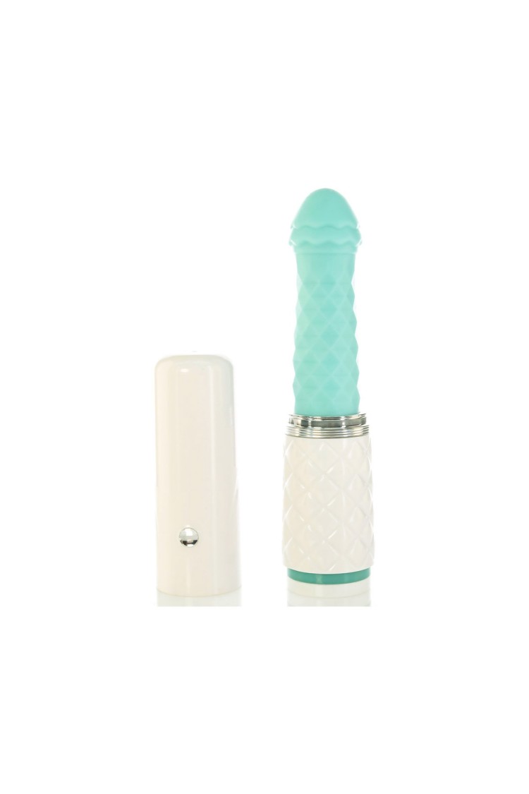 Feisty Thrusting Vibrator Turquoise PILLOW TALK