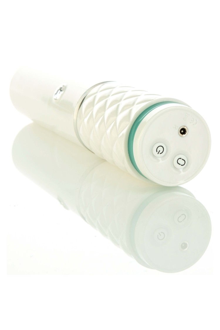 Feisty Thrusting Vibrator Turquoise PILLOW TALK