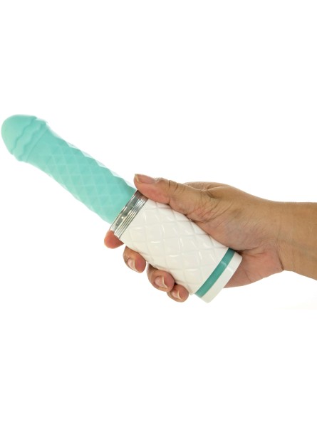 Feisty Thrusting Vibrator Turquoise PILLOW TALK