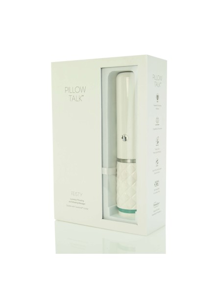 Feisty Thrusting Vibrator Turquoise PILLOW TALK