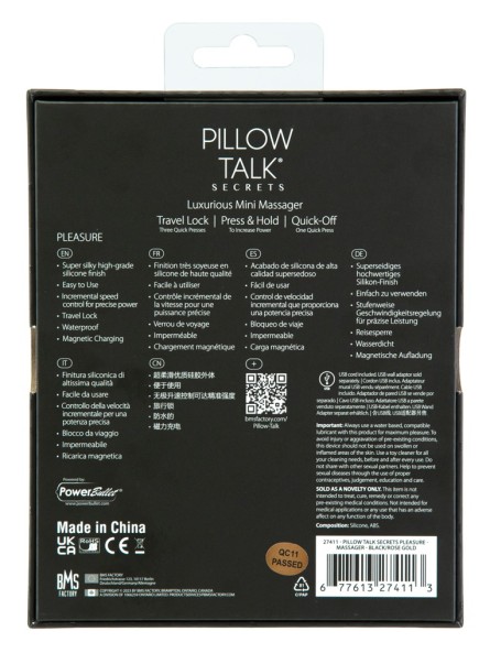 Secrets Pleasure PILLOW TALK