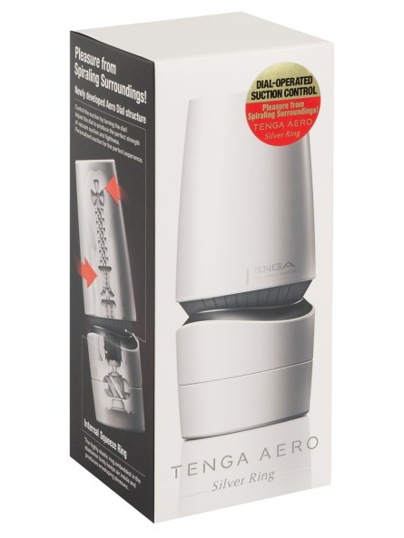 Masturbator Aero Silver Ring Tenga