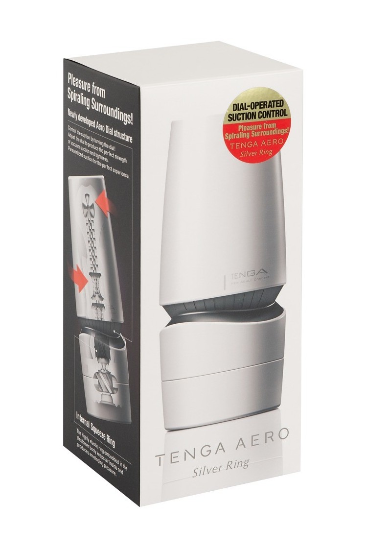 Masturbator Aero Silver Ring Tenga