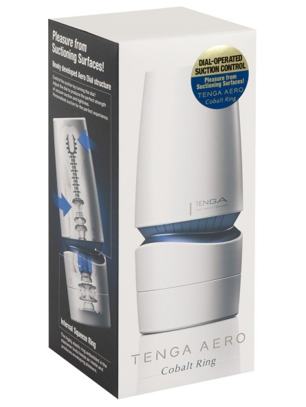 Masturbator Aero Cobalt Ring Tenga