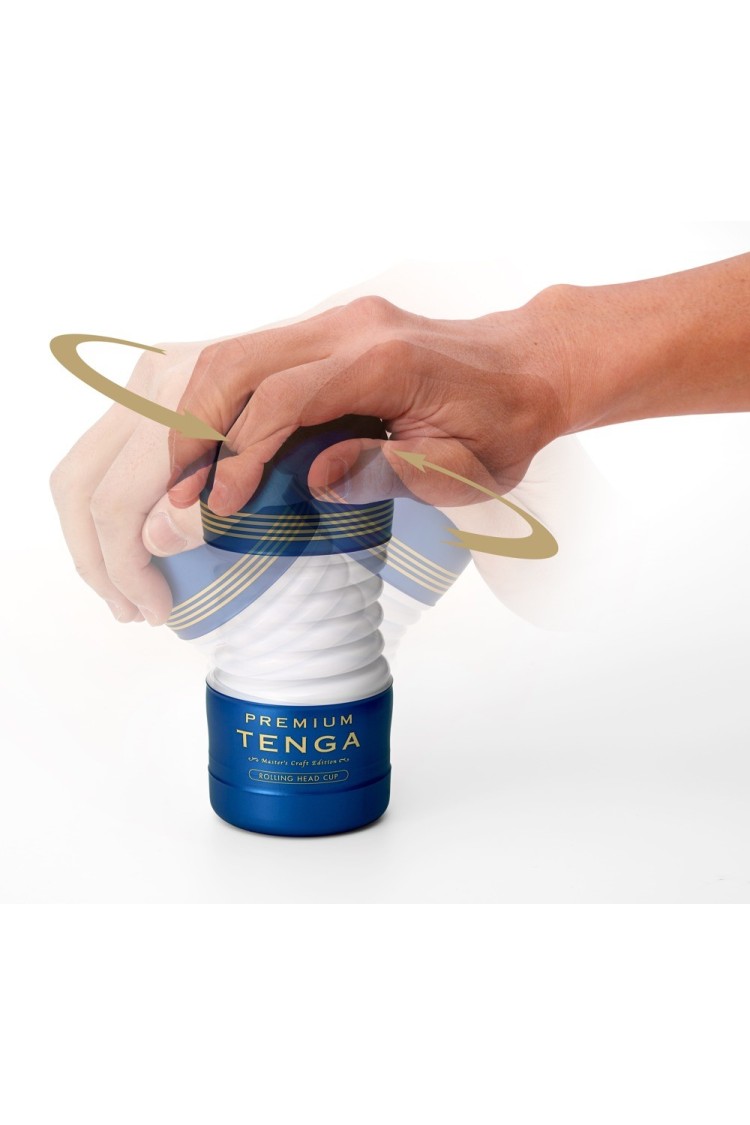 Masturbator Premium Rolling Head Cup Tenga