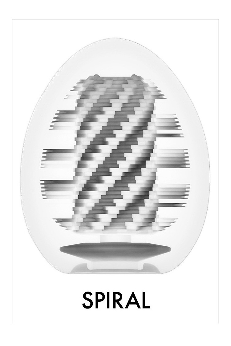 Masturbator Egg Spiral Str. 1Pcs Tenga