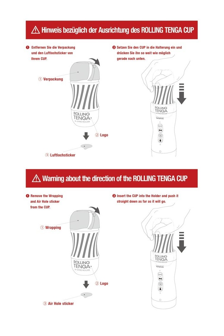 Masturbator Gyro Roller Cup Strong Tenga